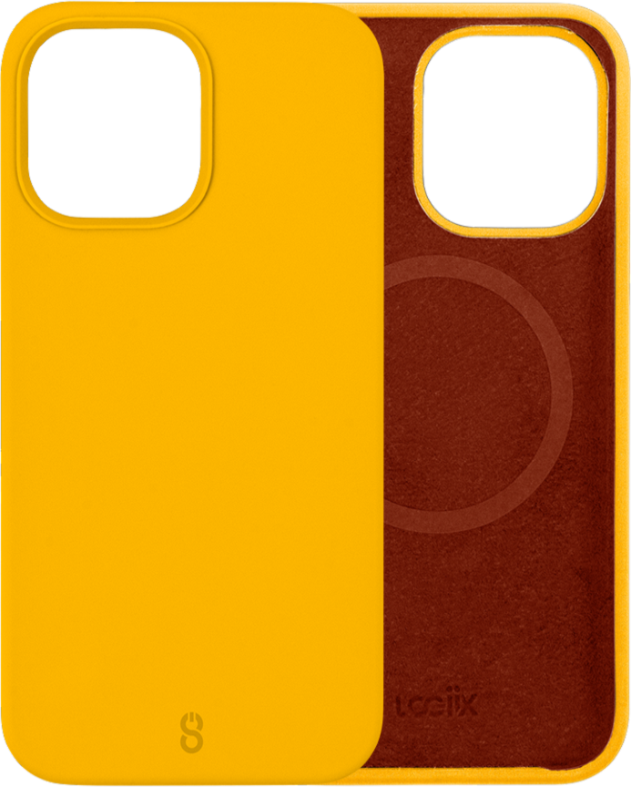 LOGiiX - iPhone 13 Pro - Silicone Case Vibrance Mag - Mustard Yellow