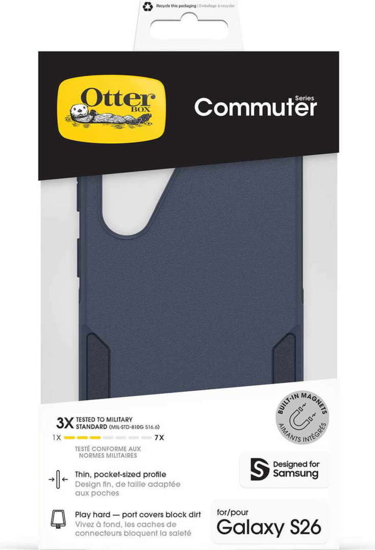 OtterBox 7799806 Étui Commuter avec Magnets Bleu Sentiment pour Samsung Galaxy S26