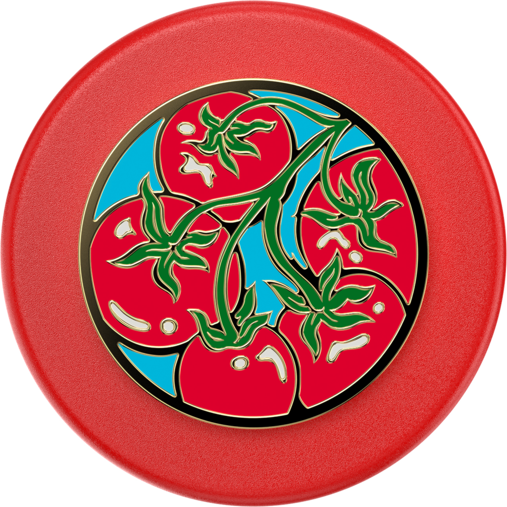 PopSockets 807292 PopGrip MagSafe Rond Anneau Adaptateur Tomato Rosso