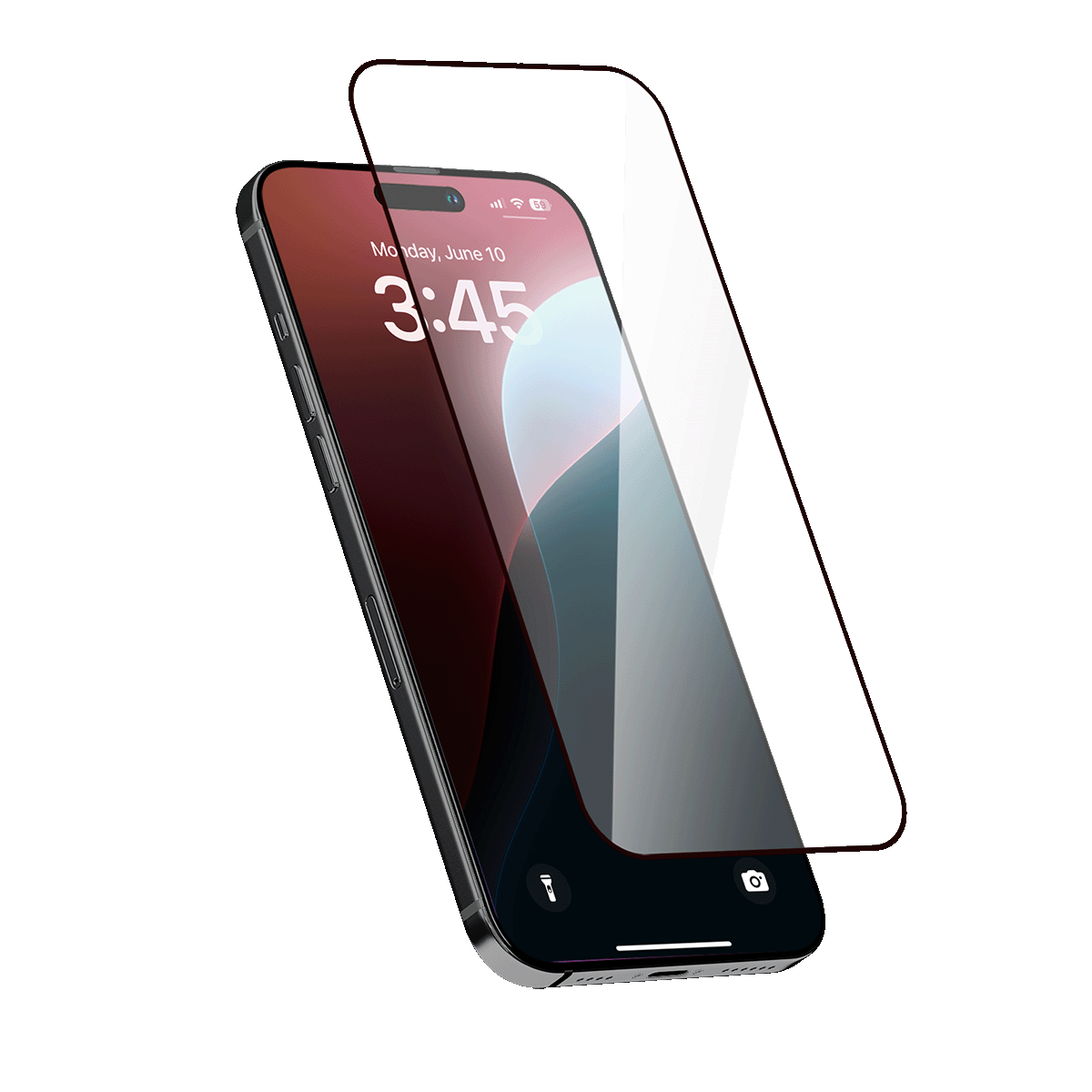 LOGiiX Phantom Glass Edge-to-Edge for iPhone 16 Plus - Clear