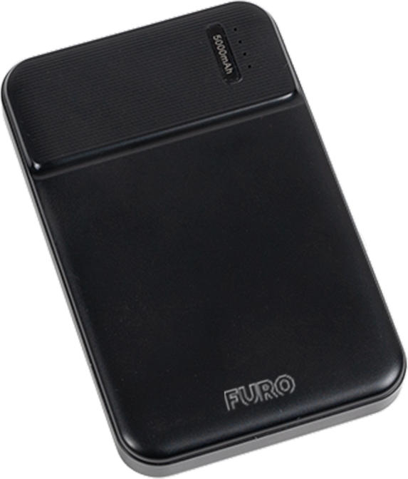 FURO 5000 Slim Power Bank - Black