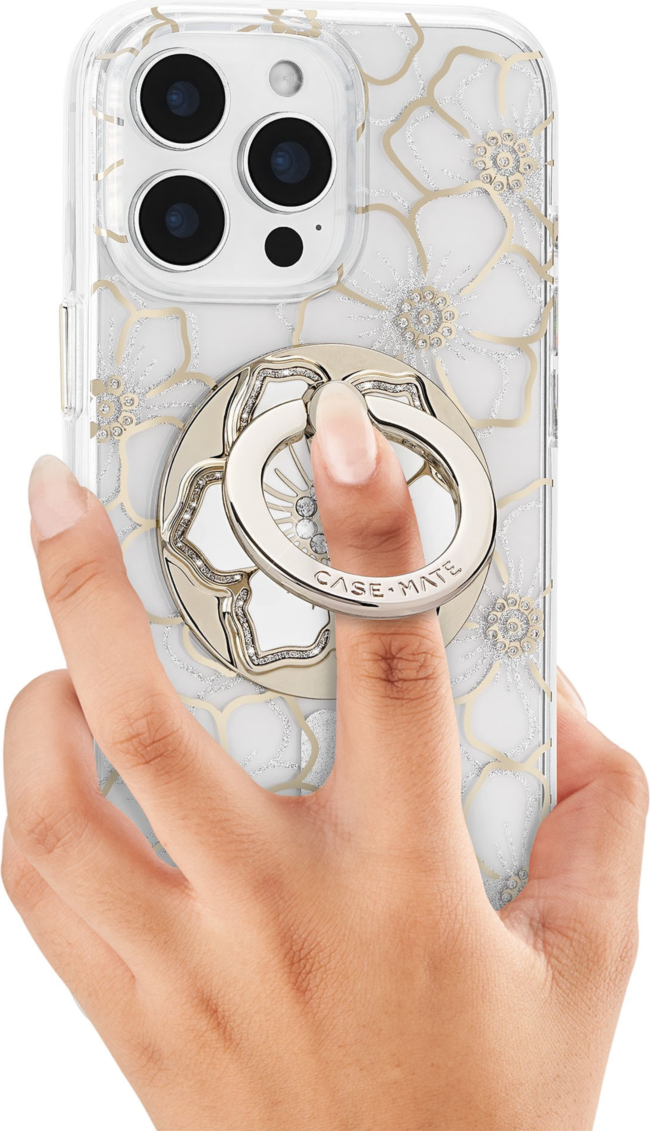 Case-Mate - Floral Gems Magnetic Ring Stand - Floral Gems