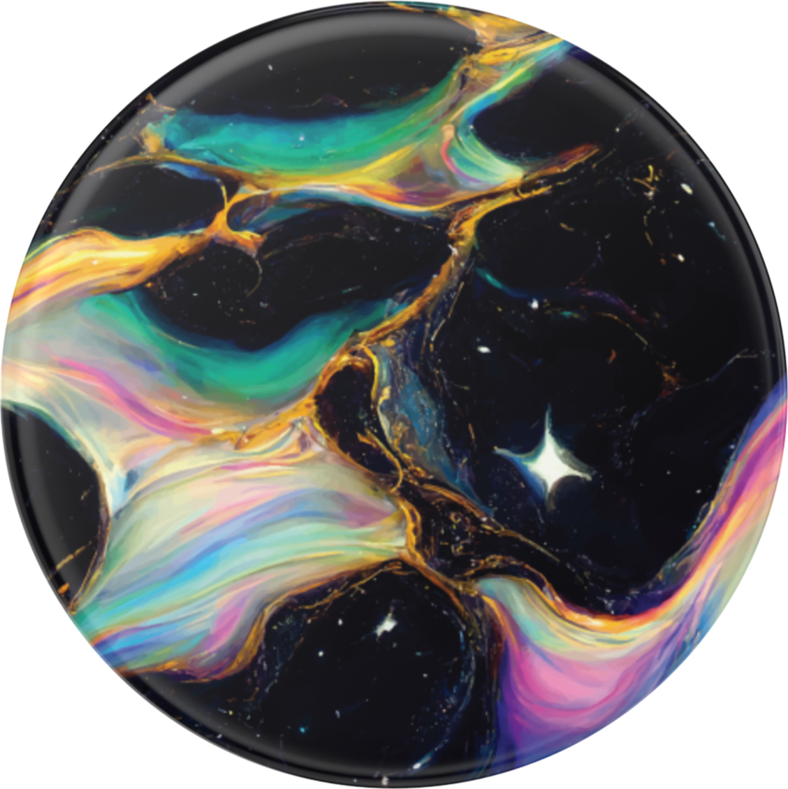 PopSockets 806710 PopGrip Electric Oil Slick