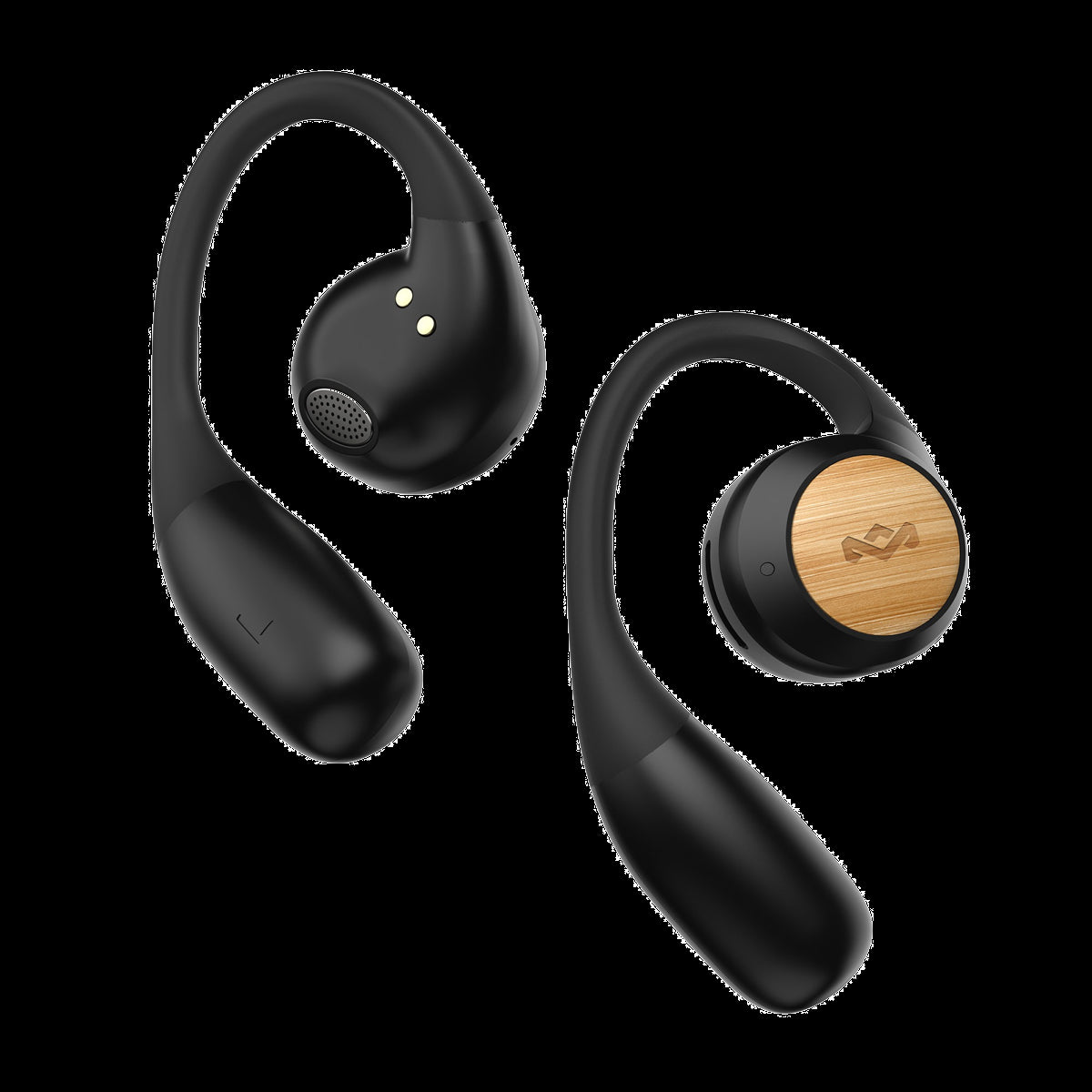 <p>The House of Marley Liberate True Wireless earbuds are designed to comfortably sit outside the ear, allowing to stay connected while staying aware.</p>