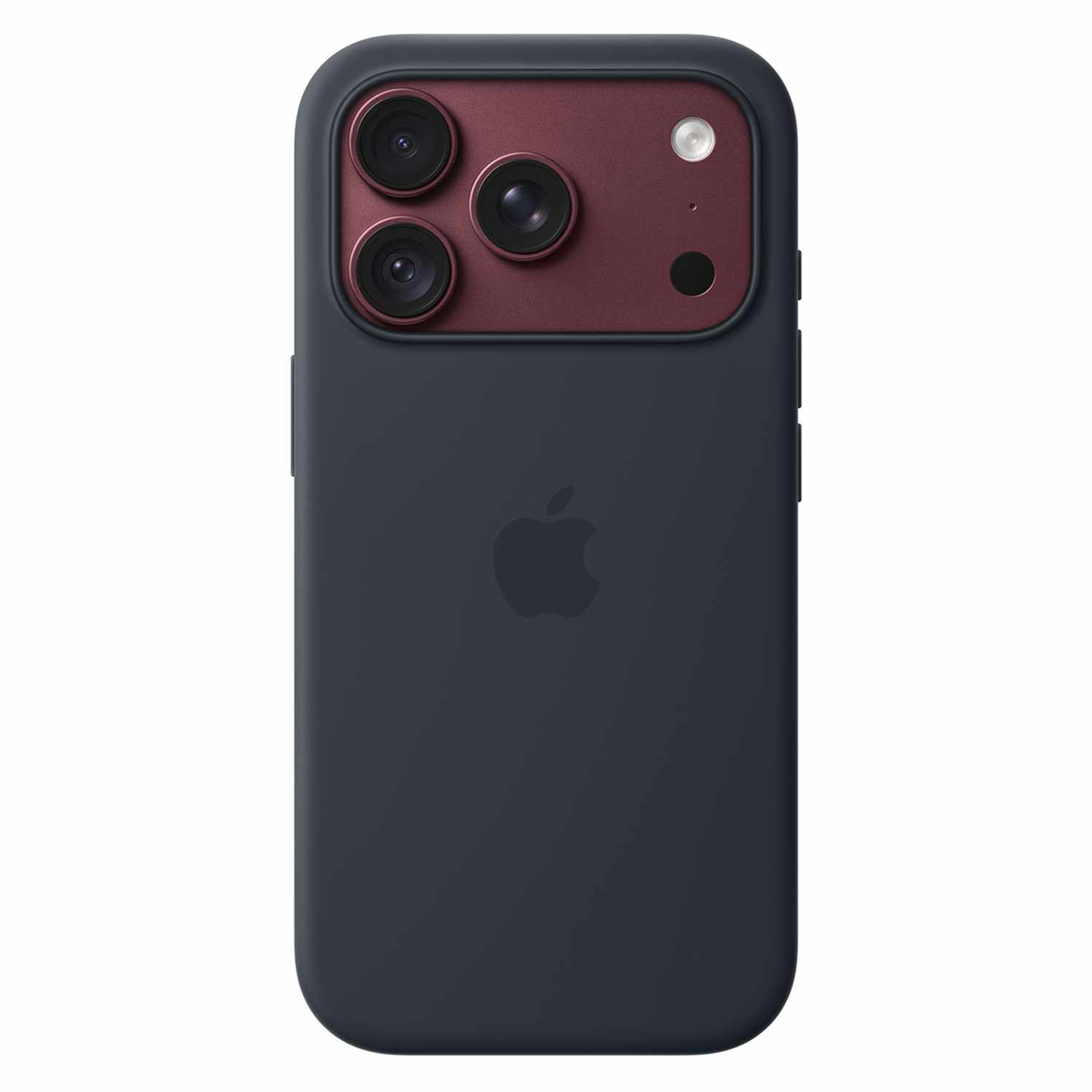 Apple - Coque en silicone avec MagSafe Bleu marine pour iPhone 18 Pro