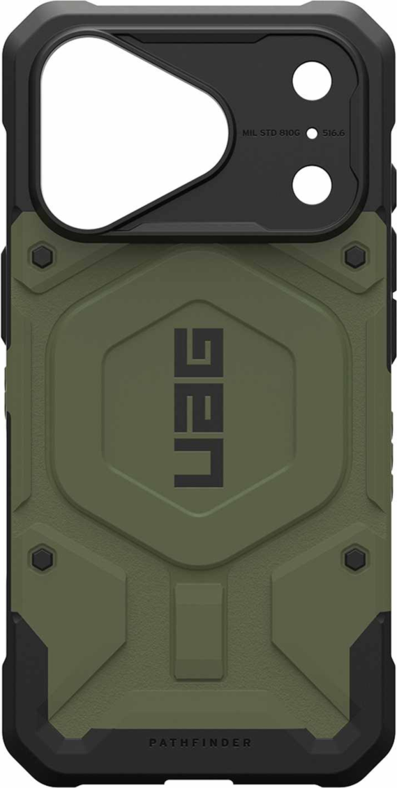 UAG - Pathfinder MagSafe Rugged Case Olive Drab for iPhone 18 Pro/17 Pro