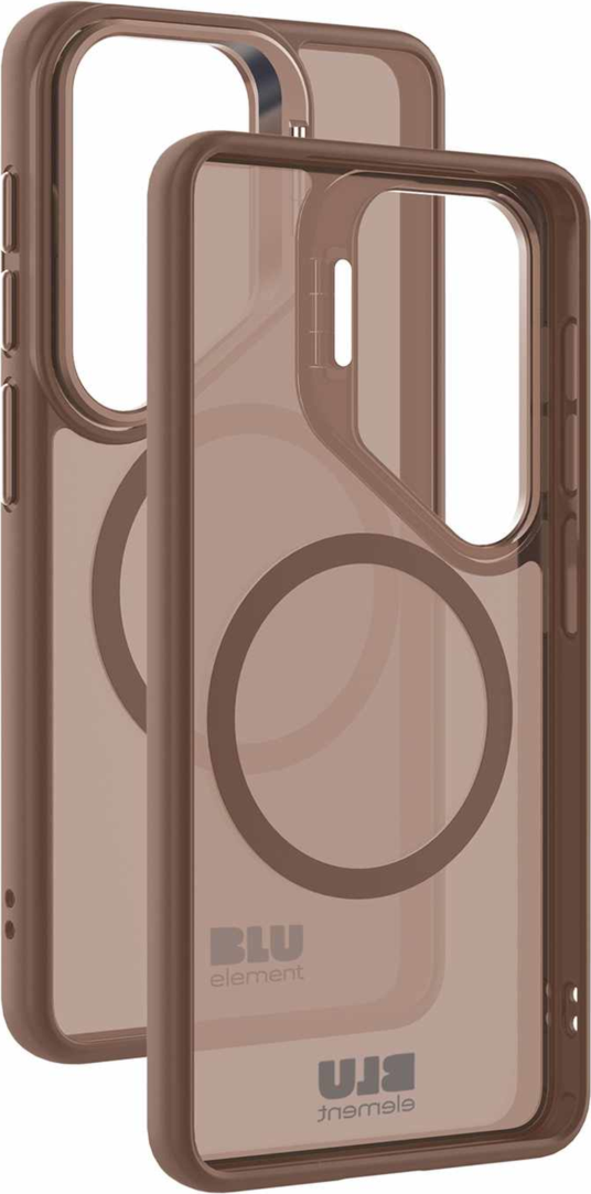 Blu Element BECKS2610 Étui Chromatic Kick avec Magnets Brun pour Samsung Galaxy S26+