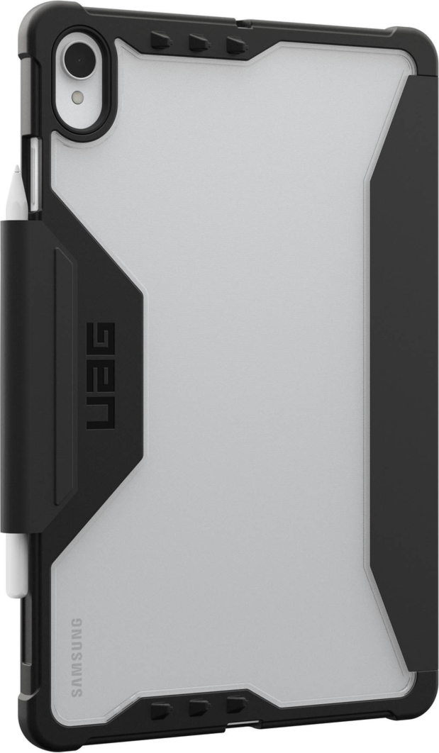<p>UAG Plyo LT is a lightweight folio case with translucent styling, impact protection, adjustable stand functionality, and secure stylus storage.</p>