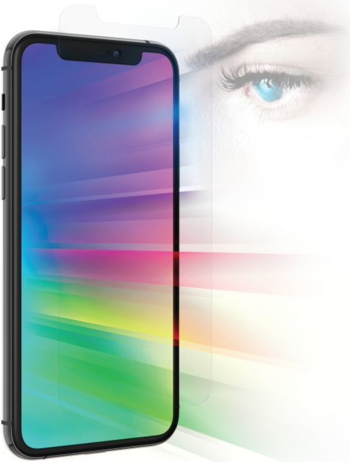 ZAGG InvisibleShield Glass Elite+ Tempered Glass screen protector offers advanced strength combined with eye-safe properties for maximum protection.