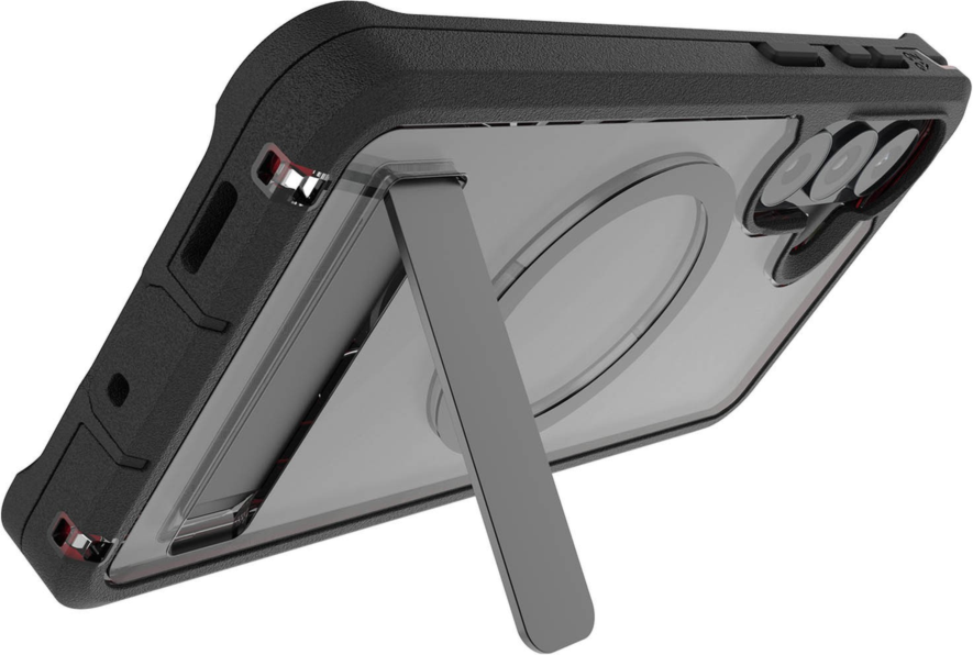 ZAGG - Étui Rainier Snap avec support pour Samsung Galaxy S26 Plus - Noir fumé