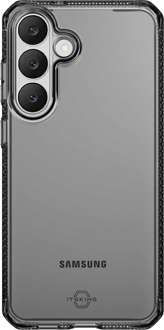 ITSKINS - Spectrum_R Coque transparente Smoke pour Samsung Galaxy S26 FE/Galaxy S25 FE