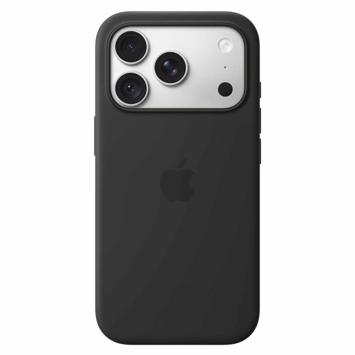 Apple - Silicone Case with MagSafe Black for iPhone 18 Pro