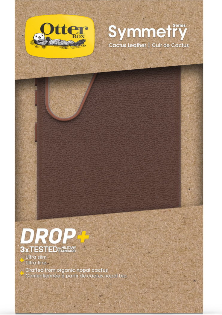Crafted from organically grown and sustainably harvested nopal cactus, the Otterbox Symmetry Series Cactus Leather case offers a sustainable alternative to traditional leather products.