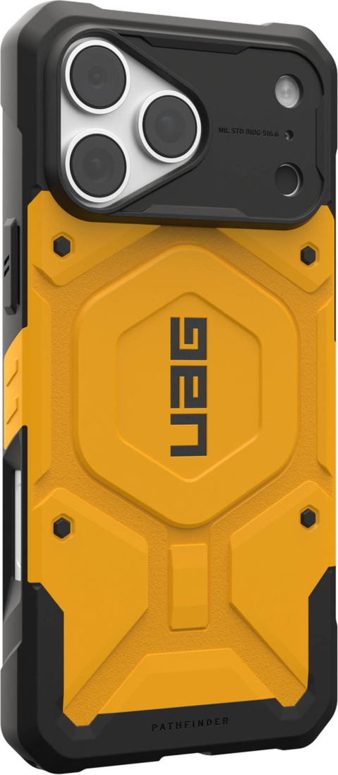 UAG - Étui robuste Pathfinder MagSafe Heritage Yellow pour iPhone 18 Pro Max/17 Pro Max