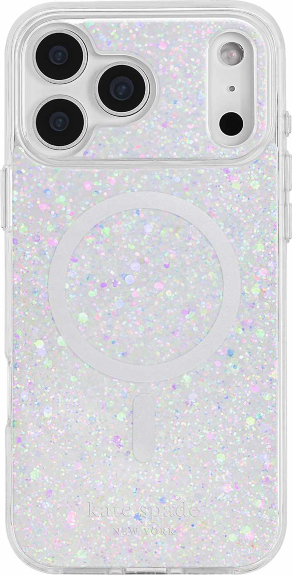Kate Spade - Protective MagSafe Case Chunky Glitter Iridescent for iPhone 18 Pro/17 Pro