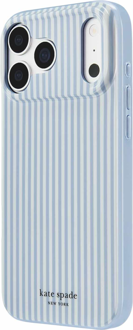 Kate Spade - Protective MagSafe Case Stripe Diamond Blue for iPhone 18 Pro/17 Pro