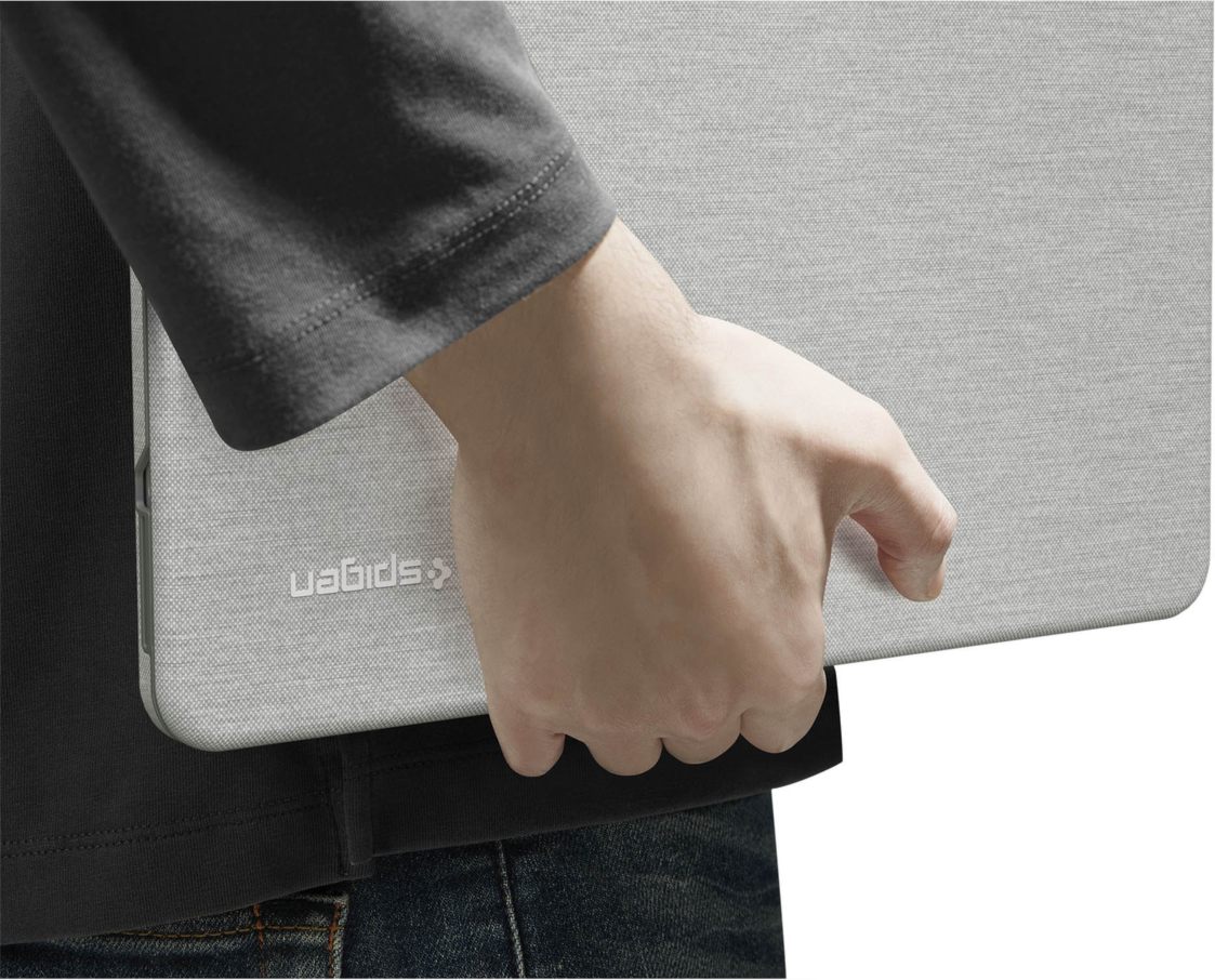 The Spigen Urban Fit Case delivers slim everyday protection with a premium knit fabric exterior and a durable hard shell that helps guard against scratches and daily wear.