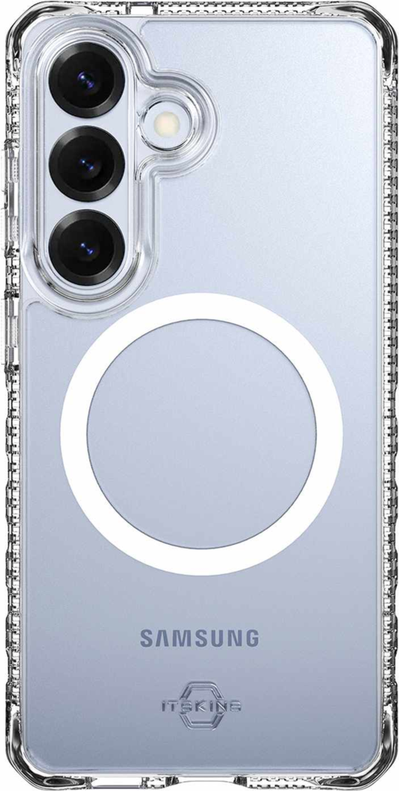 ITSKINS SGYRHMACRTRSP Étui Hybrid_R Clear avec Magnets pour Samsung Galaxy S26