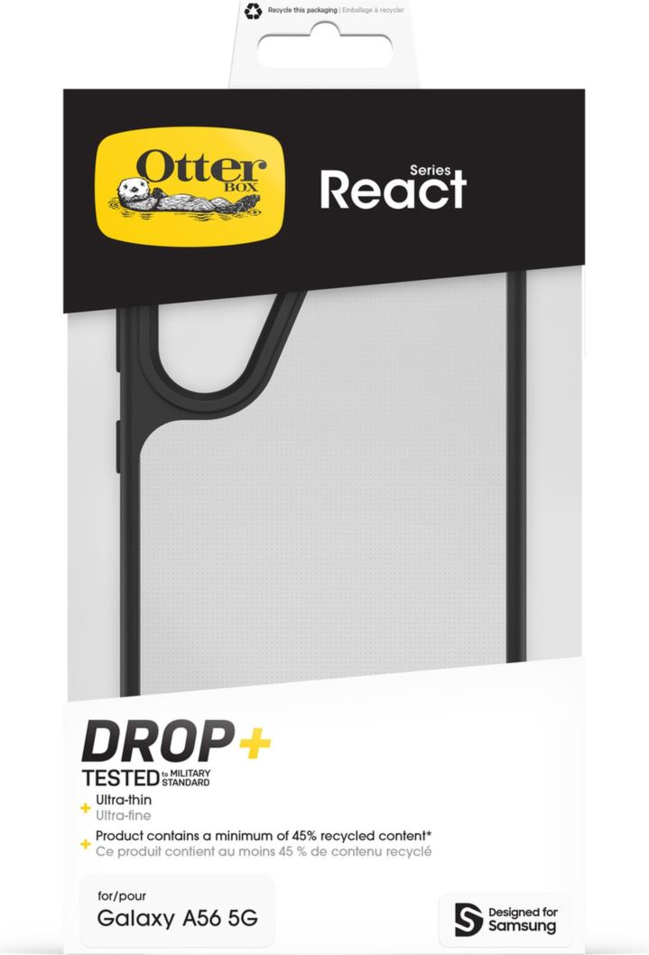 OtterBox React Series offers trusted protection in the solid one-piece design that will protect your phone from drops and scratches.