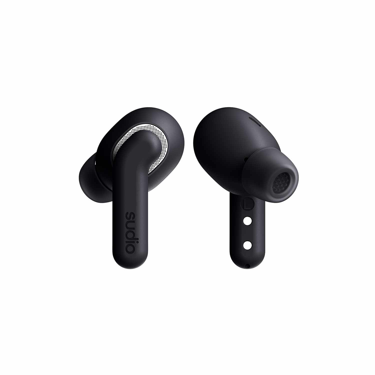 Sudio - Écouteurs sans fil E4 Pro avec réduction active du bruit (ANC), noir