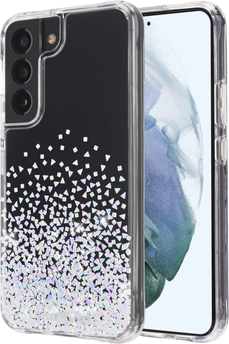 Add a little more glam to your life with the Case-Mate Twinkle case featuring iridescent glitter foil and 10 feet drop protection.