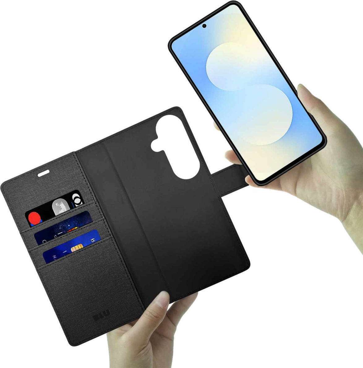 Blu Element - Folio 2-in-1 Case Black for Samsung Galaxy S26 FE/Galaxy S25 FE
