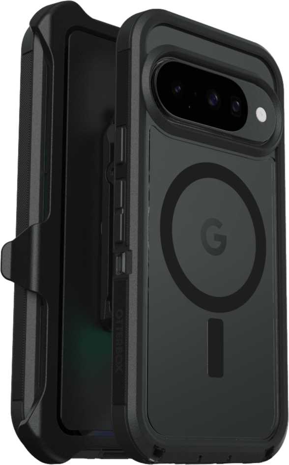 Get sleek, legendary phone protection with the OtterBox Defender Series Pro XT with MagSafe, a rugged dual-layer design that guards devices against drops, dirt, scrapes, and bumps.