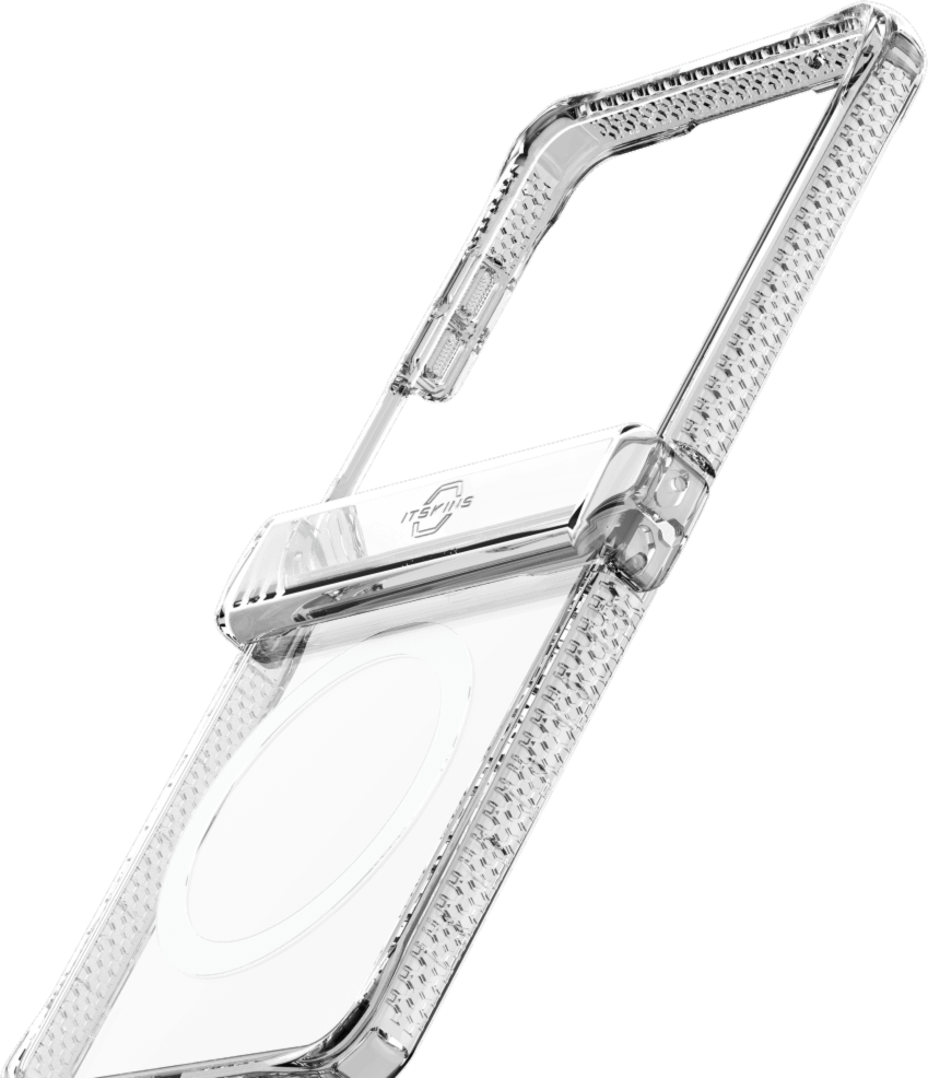 ITSKINS - Hybrid_R Hinge Clear w/Magnets Case for Samsung Galaxy Z Flip8