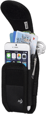 Our durable, rugged Clip Case Cargo keeps nearly any sized mobile device protected, attached, and accessible.