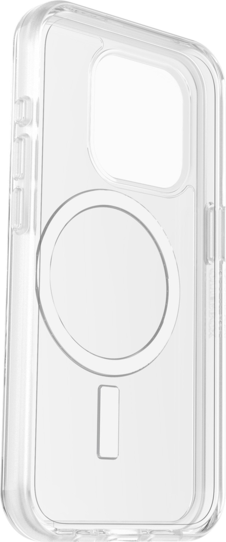 OtterBox’s Protection + Power Kit offers 360° protection and power in one bundle. It includes a Symmetry Series Clear case with MagSafe, a Glass Screen Protector, and a high-performance 30W Wall Charger.