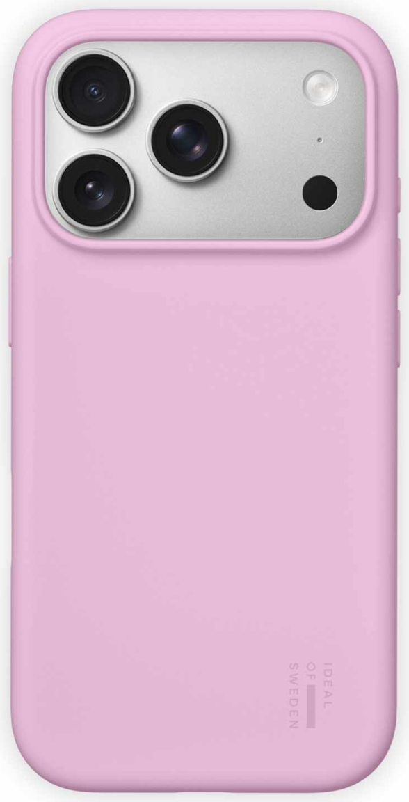 Ideal of Sweden - Étui MagSafe en silicone rose bubblegum pour iPhone 18 Pro/17 Pro