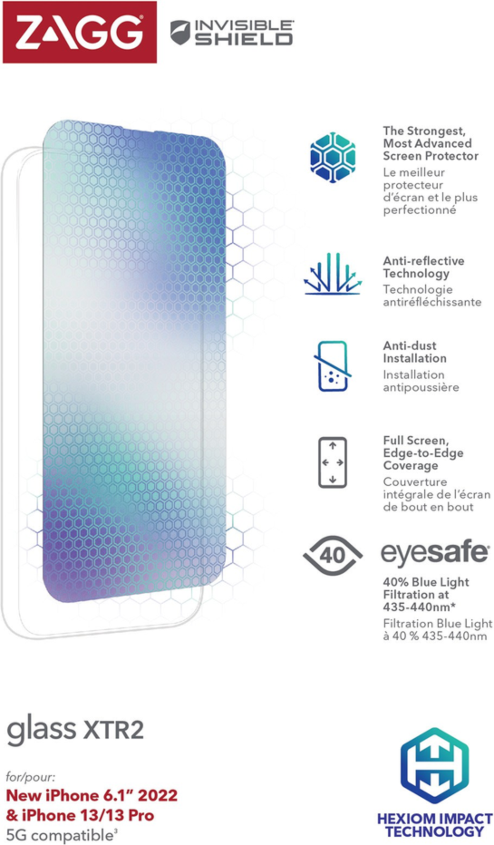 <p>Maximum strength meets maximum clarity. The ZAGG InvisibleShield Glass XTR 2 Screen Protector features anti-reflective technology and is 10% stronger than the previous Glass XTR, protecting against impacts, drops and scratches.</p>