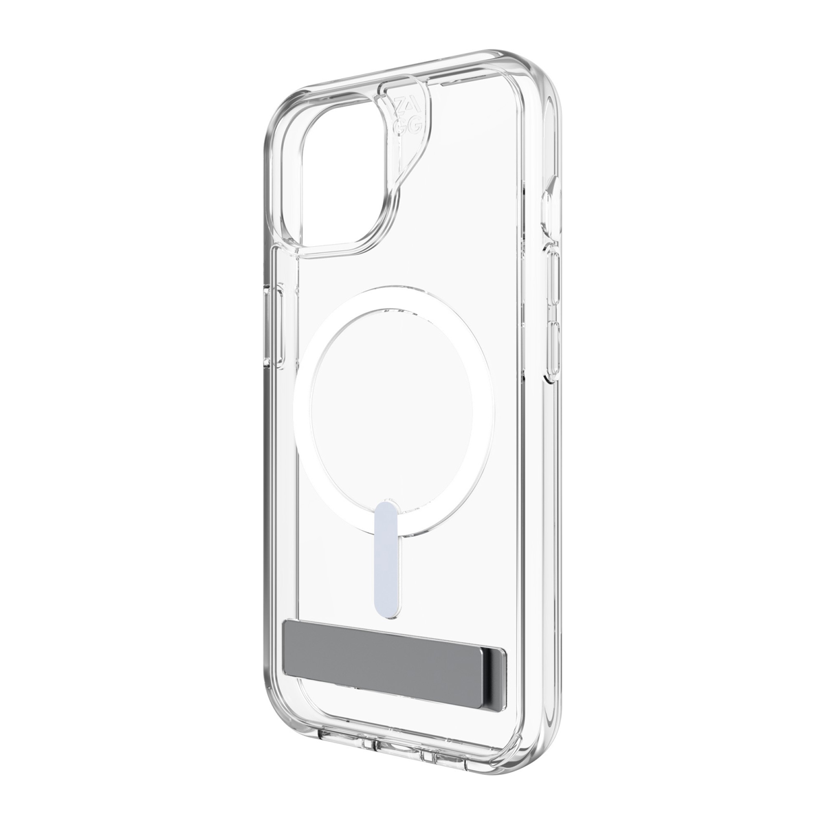 iPhone 15/14/13 ZAGG (GEAR4) Crystal Palace Snap Kickstand Case - Clear