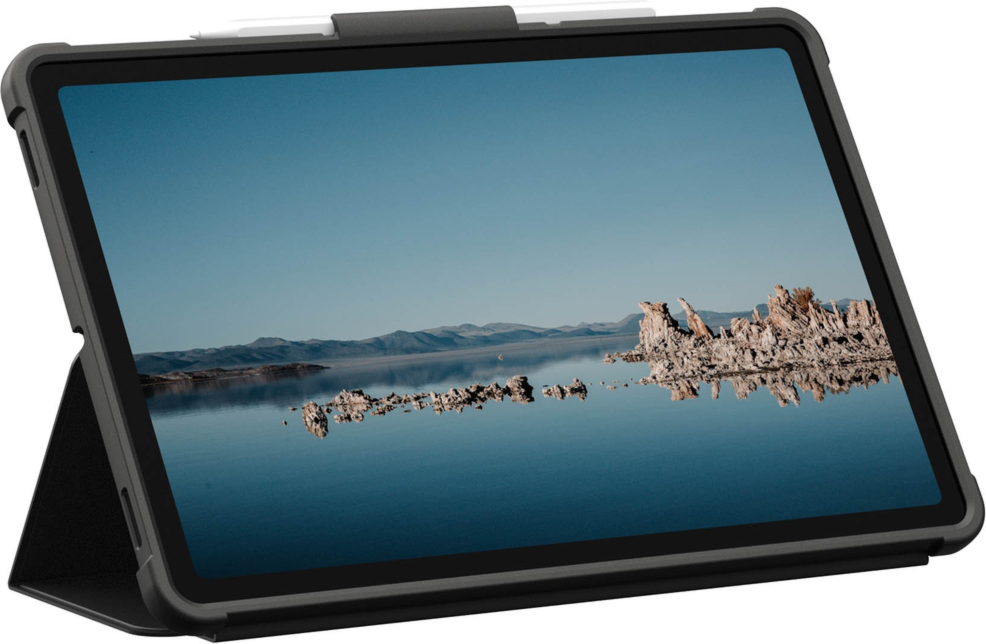 <p>UAG Plyo LT is a lightweight folio case with translucent styling, impact protection, adjustable stand functionality, and secure stylus storage.</p>