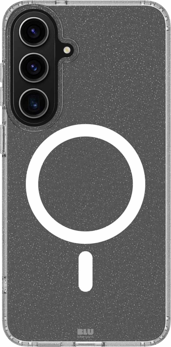 Blu Element - Dropzone Rugged Glitter Case w/Magnets Clear for Samsung Galaxy S26 FE/Galaxy S25 FE clear