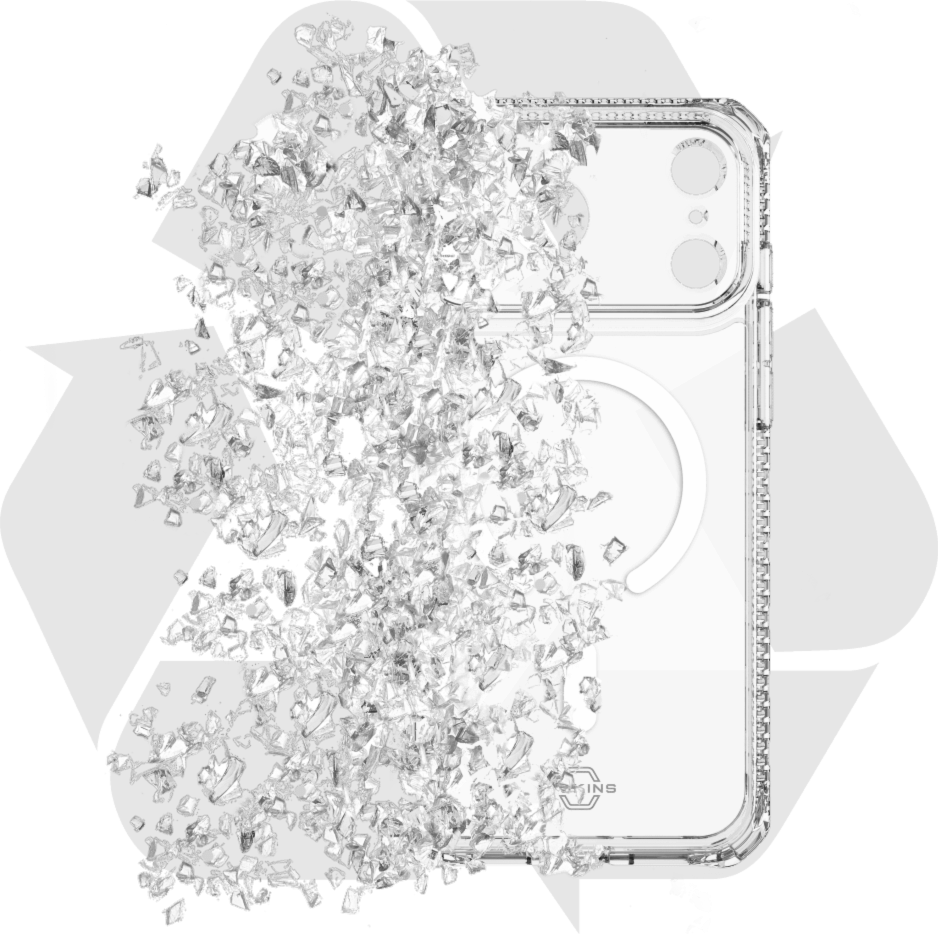 ITSKINS AP7XHMACRTRSP Étui Hybrid_R MagSafe Clear pour iPhone 17 Pro