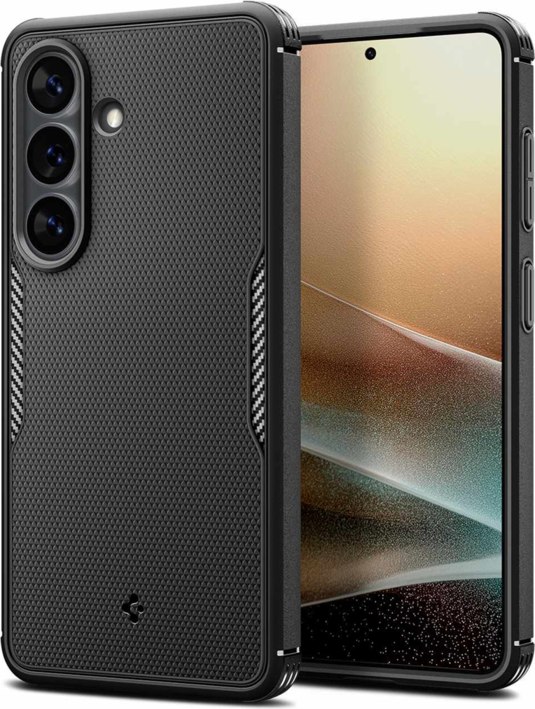Spigen - Coque Core Armor avec aimants, noir mat, pour Samsung Galaxy S26