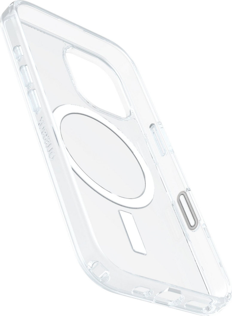 Designed for seamless interaction with Camera Control, the OtterBox Symmetry Clear Series with MagSafe offers reliable protection in an ultra-slim profile.