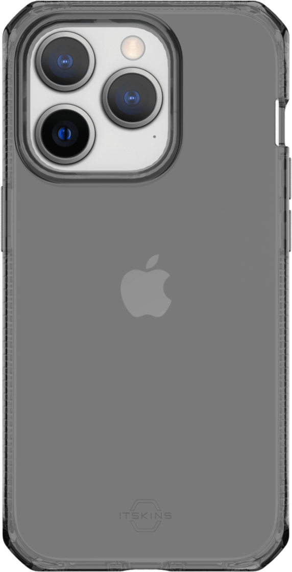 ITSKINS AP4XSPECMSMOK Étui Spectrum_R Clear Smoke pour iPhone 14 Pro