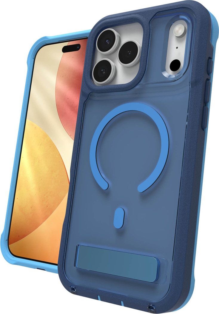 <p>Protecting devices from drops up to 22 feet, the ZAGG Rainier case offers extreme protection with a kickstand and magnetic ring compatible with MagSafe and magnetic accessories.</p>
