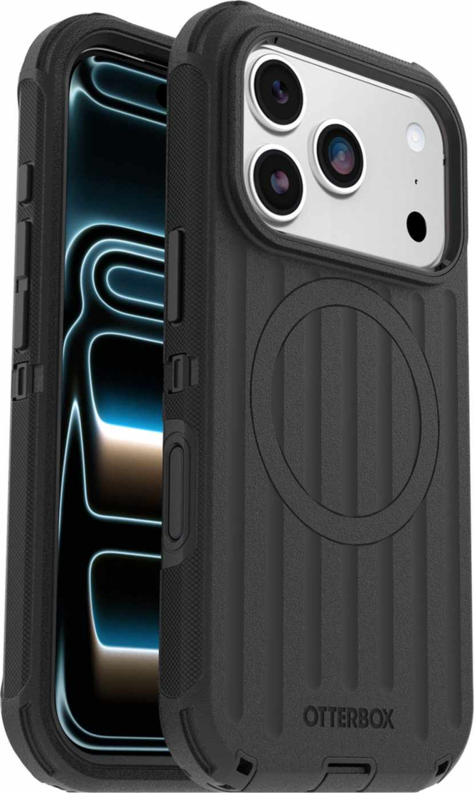 OtterBox - Defender Pro MagSafe Case Black for iPhone 18 Pro in Bulk Packaging
