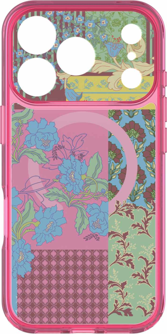 OtterBox - Étui Lumen transparent MagSafe Patchwork Petals pour iPhone 18 Pro/17 Pro