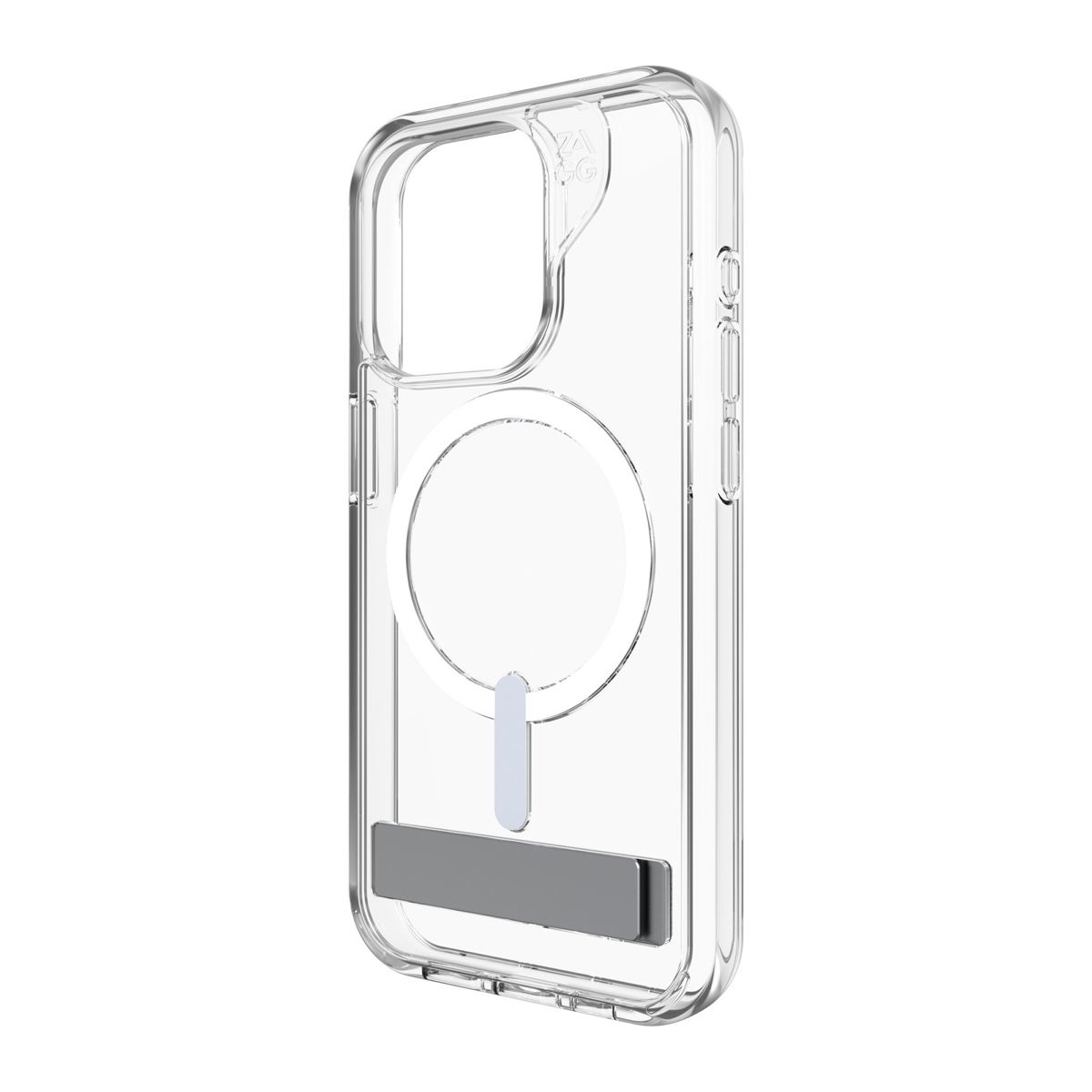 iPhone 15 Pro ZAGG (GEAR4) Crystal Palace Snap Kickstand Case - Clear