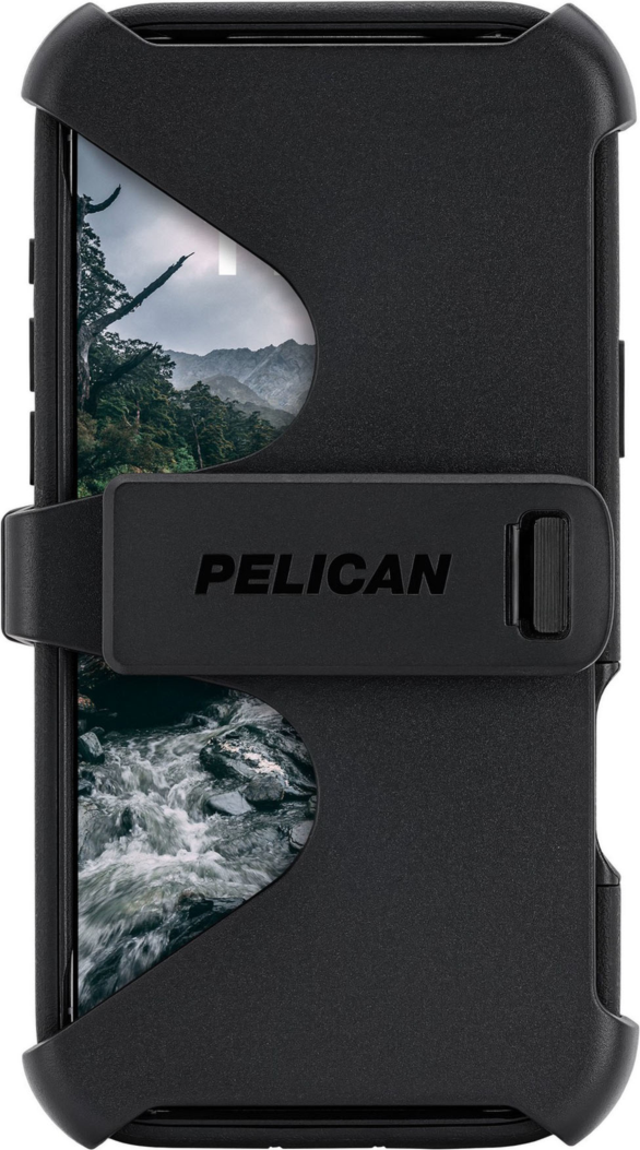 Pelican - Coque MagSafe Voyager avec étui ceinture pour Apple iPhone 17 Pro Max - Noir