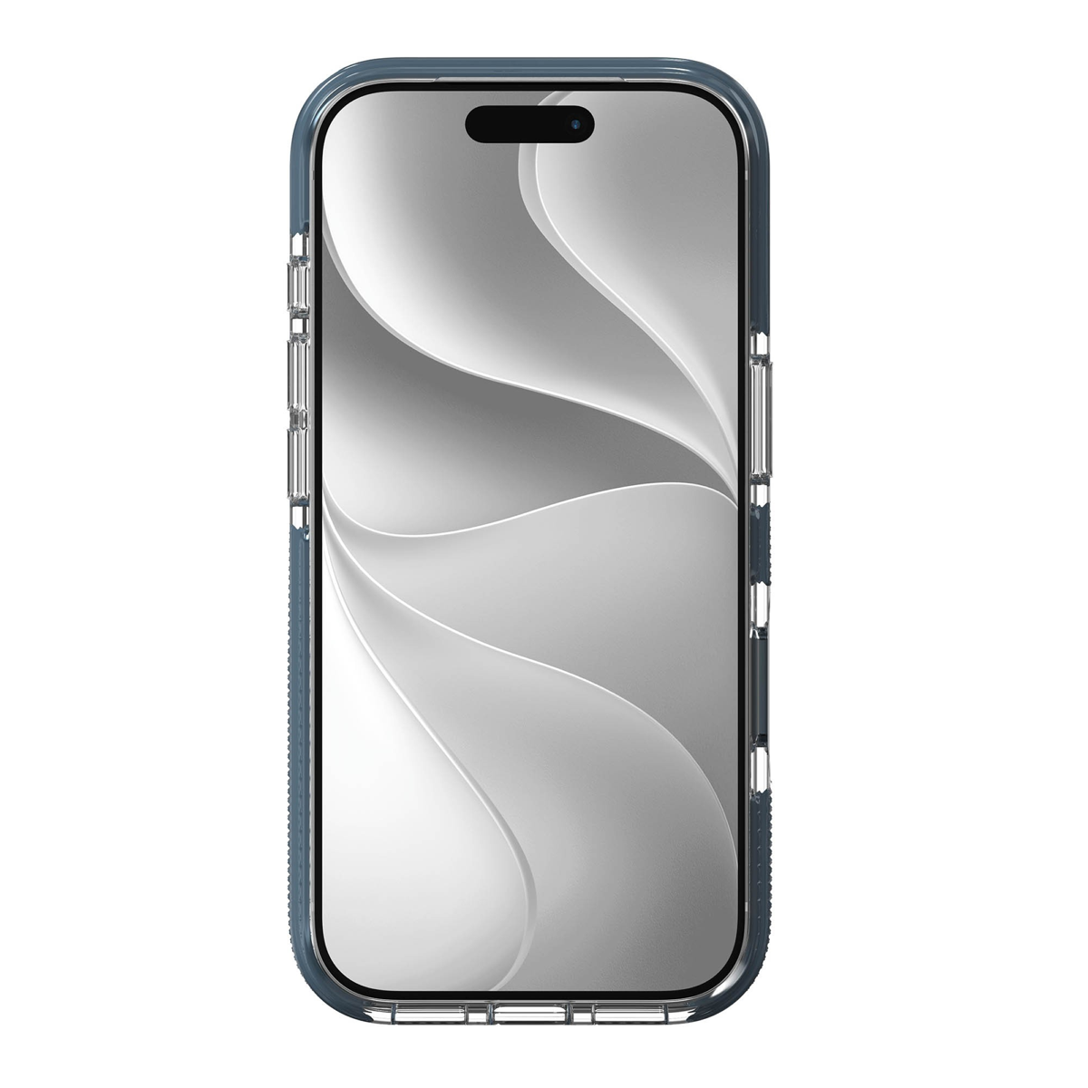 The ZAGG Santa Cruz Snap is a transparent case with pops of color that accent its design. It offers 13-foot drop protection, a sturdy kickstand that folds flush with the case, and is MagSafe compatible.