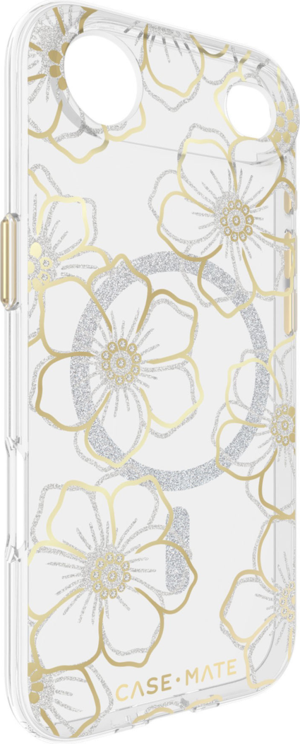 Case-Mate - Floral Gems MagSafe Case for Apple iPhone Air - Gold
