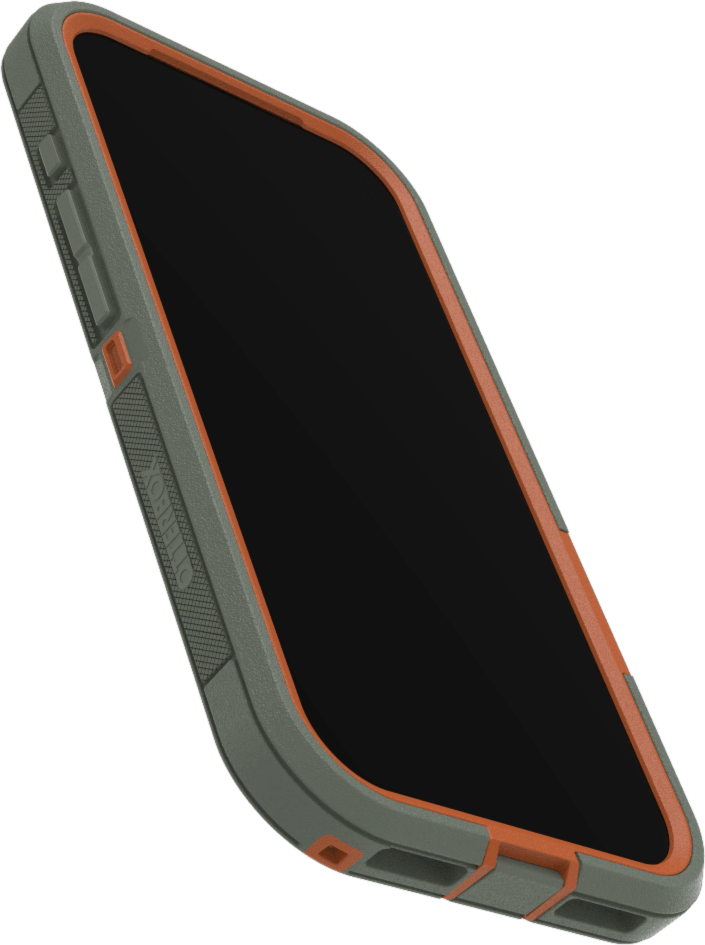 The OtterBox Defender Series Pro with MagSafe is the toughest case providing rugged protection against harsh drops. Equipped with MagSafe magnets and non-slip texturing.