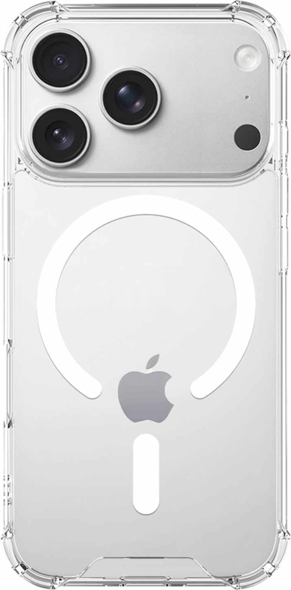 Blu Element - Boîtier MagSafe robuste DropZone transparent pour iPhone 17 Pro