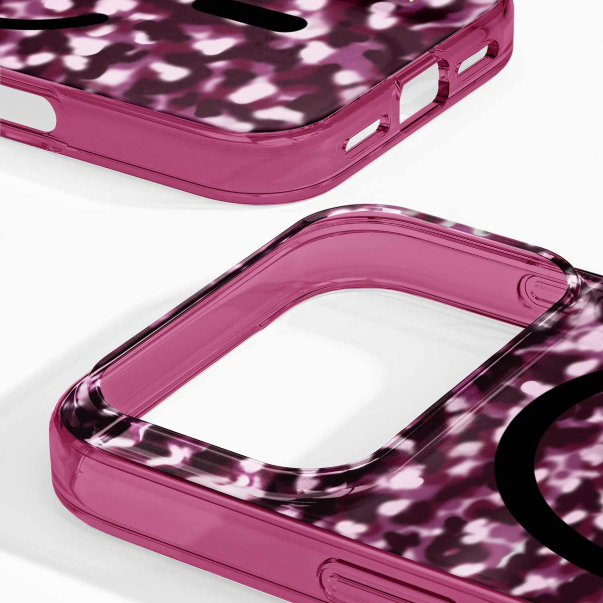 Ideal of Sweden - Étui Clear MagSafe Cherry Crush pour iPhone 18 Pro/17 Pro