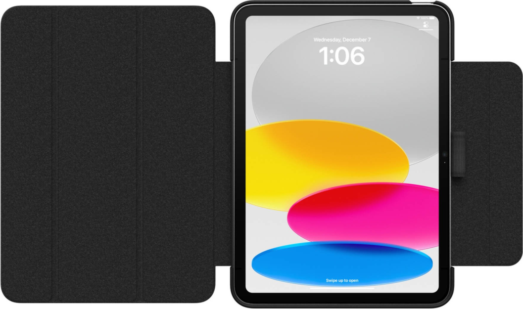 The OtterBox Symmetry Folio case is both slim and tough, providing essential protection without sacrificing convenience.